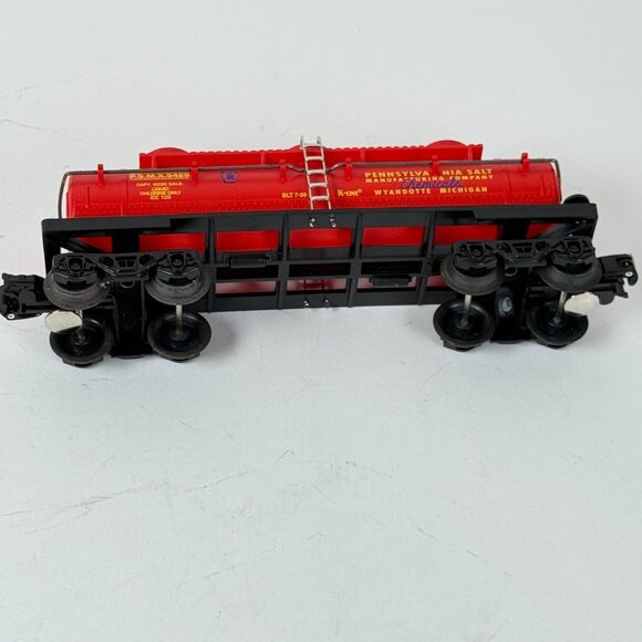 K-Line Electric Train O/027 Gauge PRR Triple Dome Tank Car P.S.M.X. 5426 - Picture 7 of 10